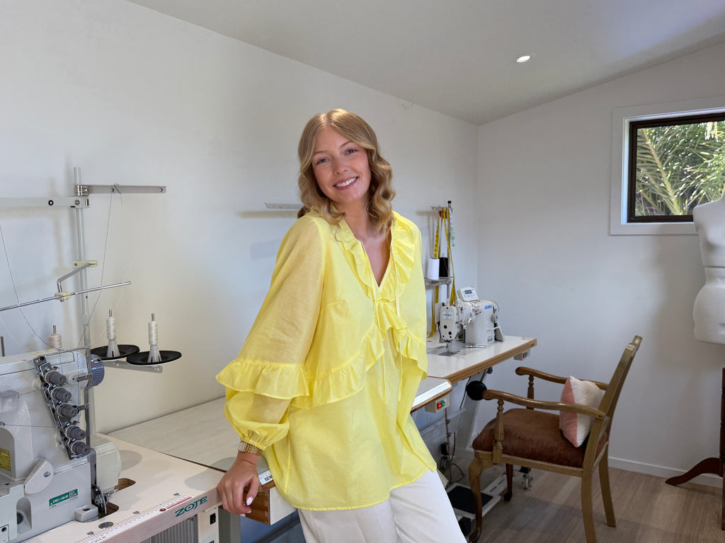 Cloudy Blouse - Yellow