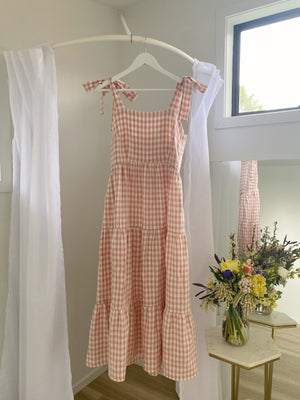 In Her Heart Dress - Pink Gingham